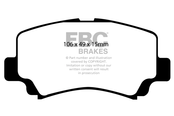 Brake Pad Set, disc brake (DP1291)