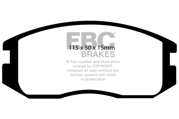 Brake Pad Set, disc brake (DP941)