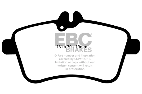 Brake Pad Set, disc brake (DP1580)