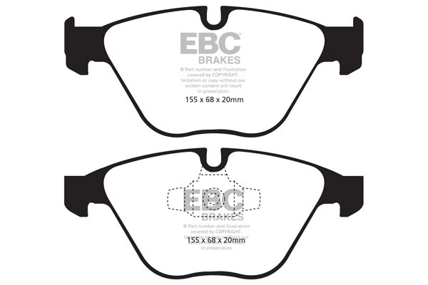 Brake Pad Set, disc brake (DP1512)