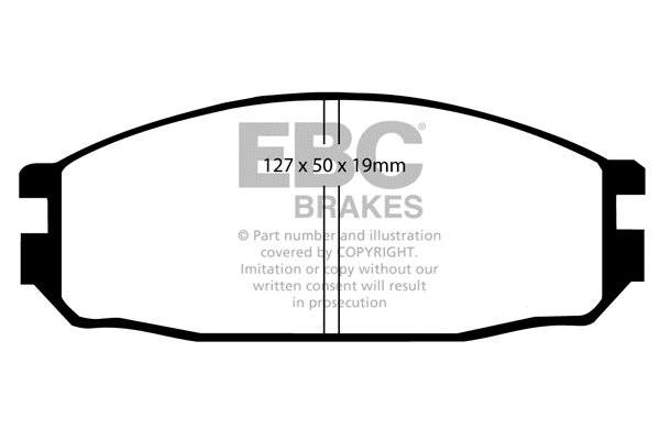 Brake Pad Set, disc brake (DP688)