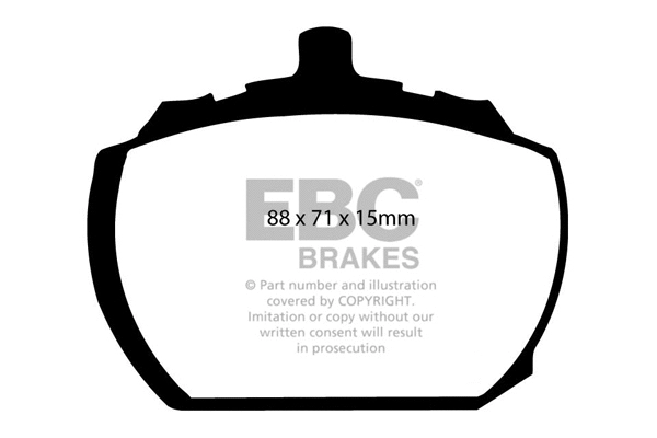 Brake Pad Set, disc brake (DP240)