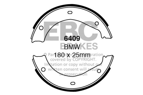 Brake Shoe Set (6409)