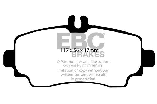 Brake Pad Set, disc brake (DP1170)