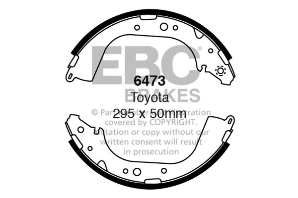 Brake Shoe Set (6473)