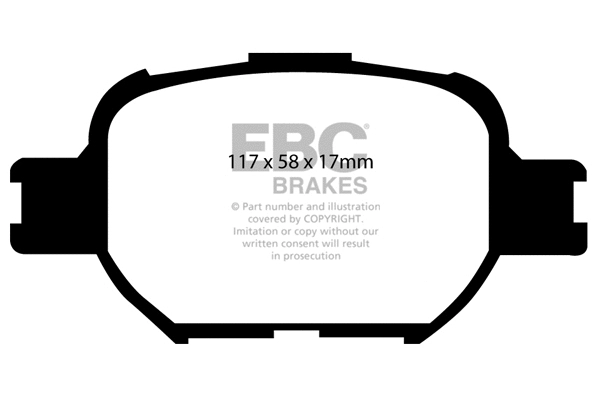 Brake Pad Set, disc brake (DP1325)