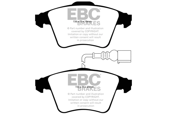 Brake Pad Set, disc brake (DP41935R)