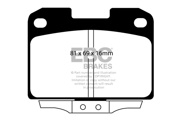 Brake Pad Set, disc brake (DP31098C)