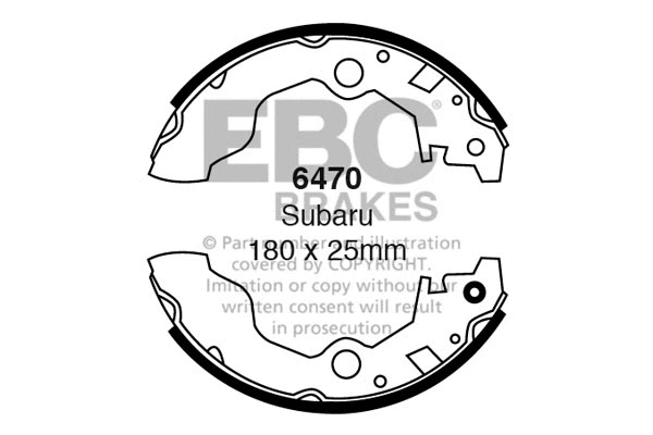 Brake Shoe Set (6470)