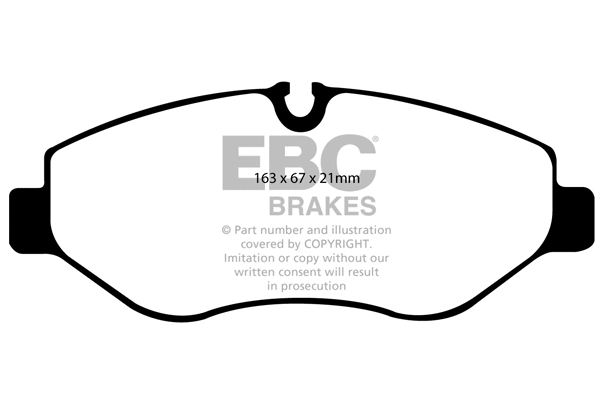 Brake Pad Set, disc brake (DP1926)