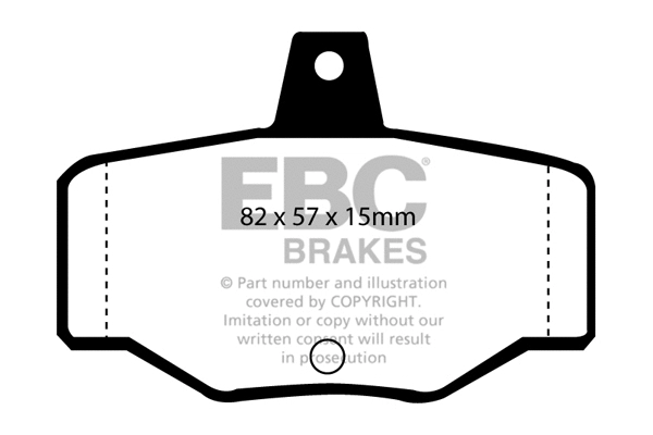 Brake Pad Set, disc brake (DP834)