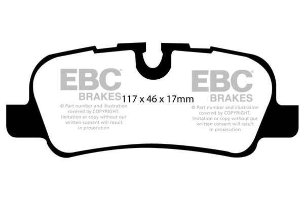 Brake Pad Set, disc brake (DP1542)
