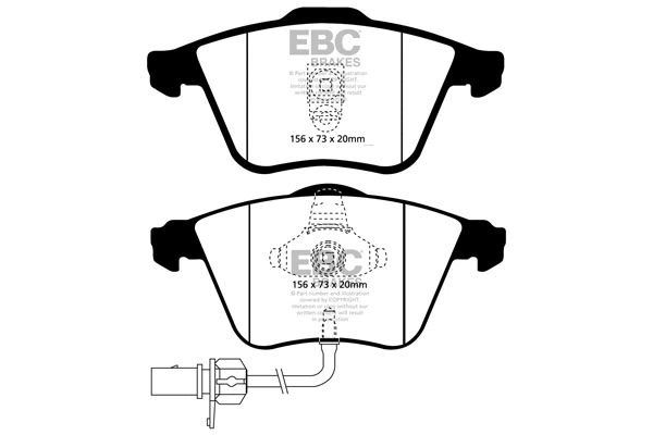 Brake Pad Set, disc brake (DP21510)