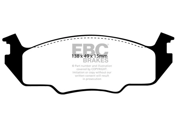 Brake Pad Set, disc brake (DP2366)