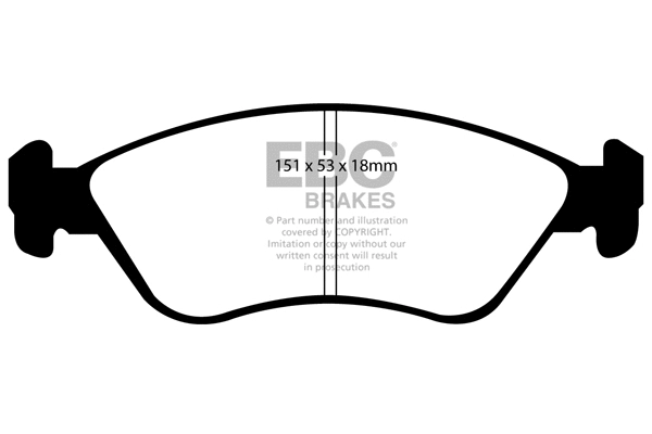 Brake Pad Set, disc brake (DP1356)