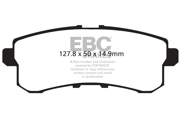 Brake Pad Set, disc brake (DP1876)