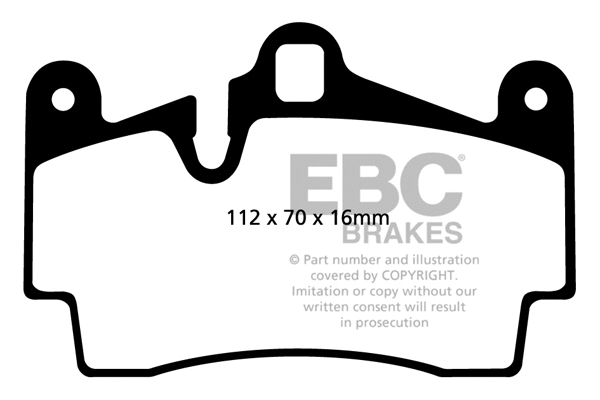 Brake Pad Set, disc brake (DP61474)