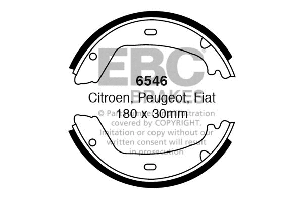 Brake Shoe Set (6546)