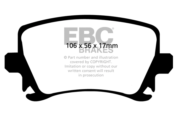 Brake Pad Set, disc brake (DP1518)