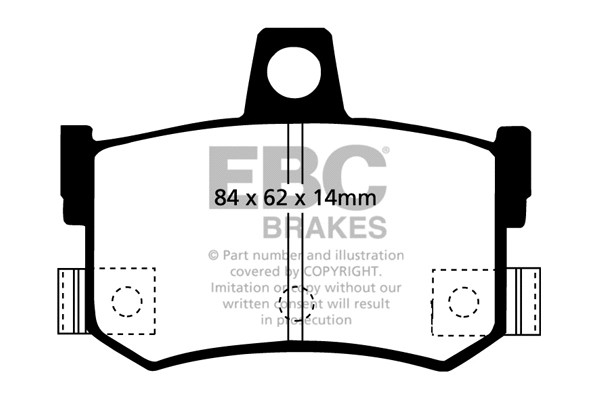 Brake Pad Set, disc brake (DP662/2)