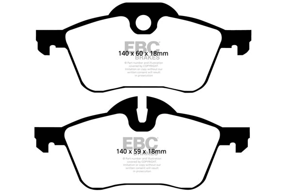 Brake Pad Set, disc brake (DP1388)