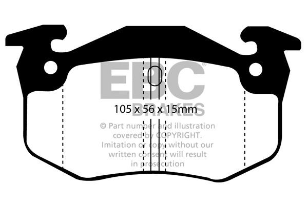 Brake Pad Set, disc brake (DP951)