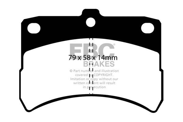 Brake Pad Set, disc brake (DP1335)