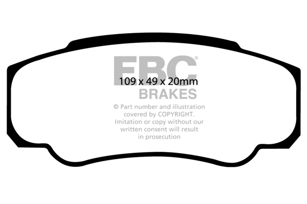 Brake Pad Set, disc brake (DP1378)