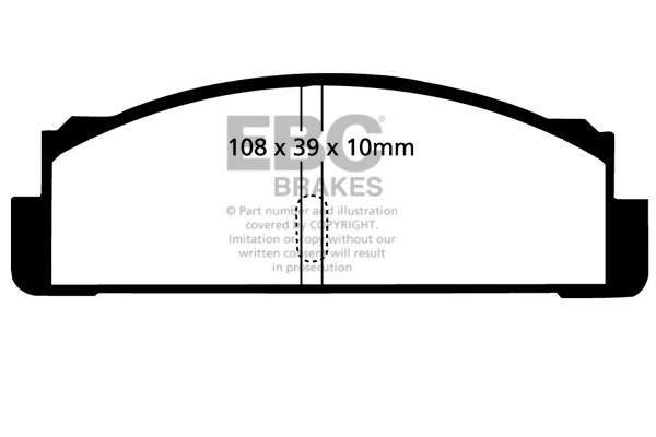 Brake Pad Set, disc brake (DP130)