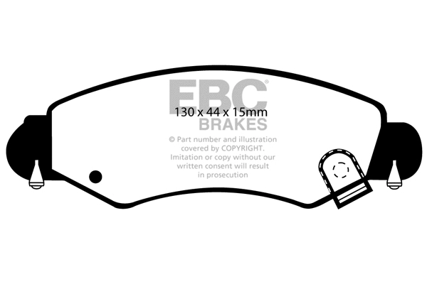 Brake Pad Set, disc brake (DP1361)