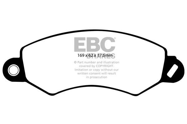 Brake Pad Set, disc brake (DP1919)