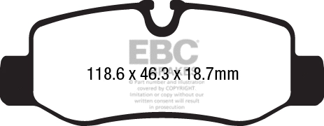 Brake Pad Set, disc brake (DPX2224)