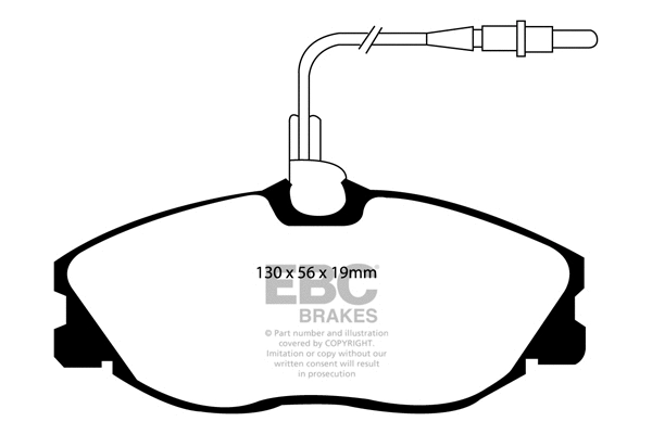 Brake Pad Set, disc brake (DP1047)