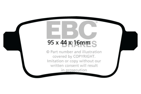 Brake Pad Set, disc brake (DP22034)