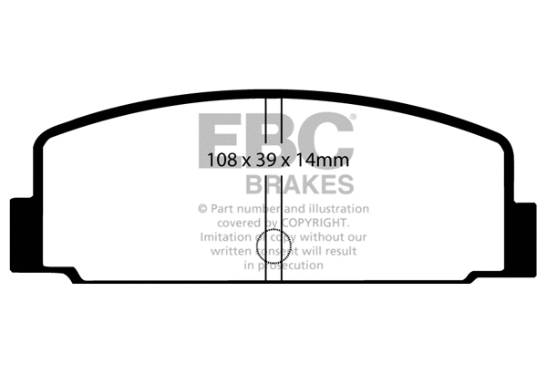 Brake Pad Set, disc brake (DP290)
