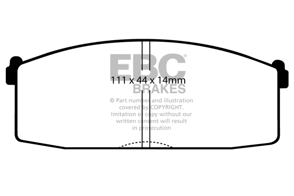 Brake Pad Set, disc brake (DP365)
