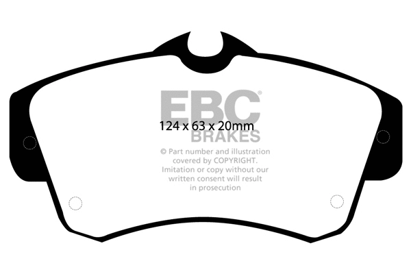 Brake Pad Set, disc brake (DP1357)