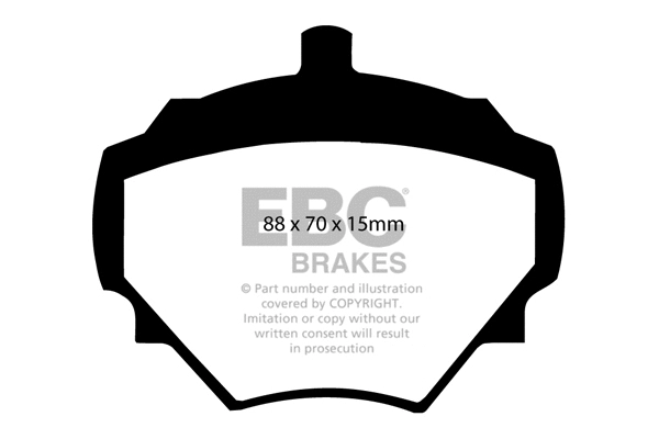 Brake Pad Set, disc brake (DP294)