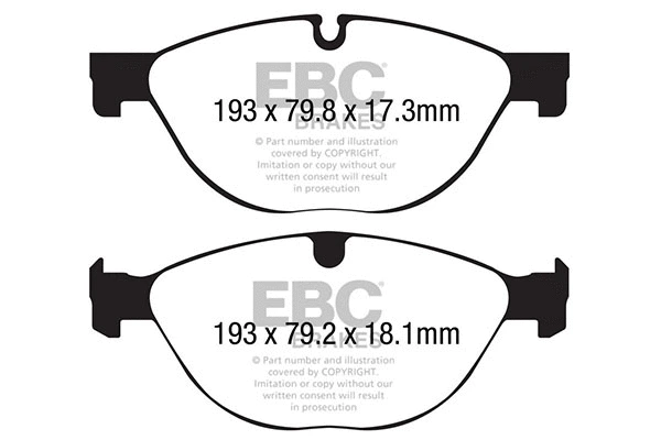 Brake Pad Set, disc brake (DP42191R)