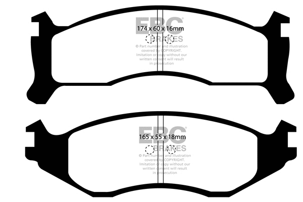 Brake Pad Set, disc brake (DP61249)