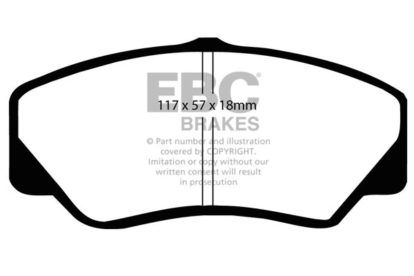 Brake Pad Set, disc brake (DP650)
