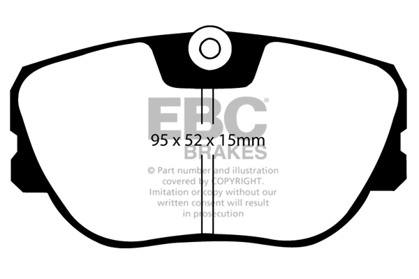 Brake Pad Set, disc brake (DP666/2)