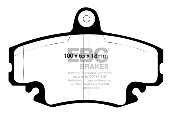 Brake Pad Set, disc brake (DP2959)