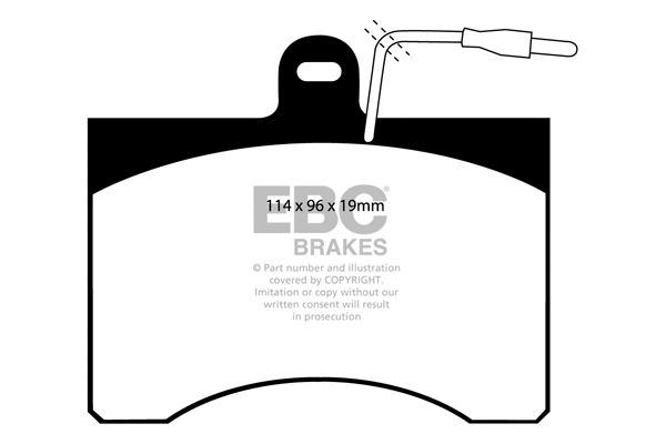 Brake Pad Set, disc brake (DP395)