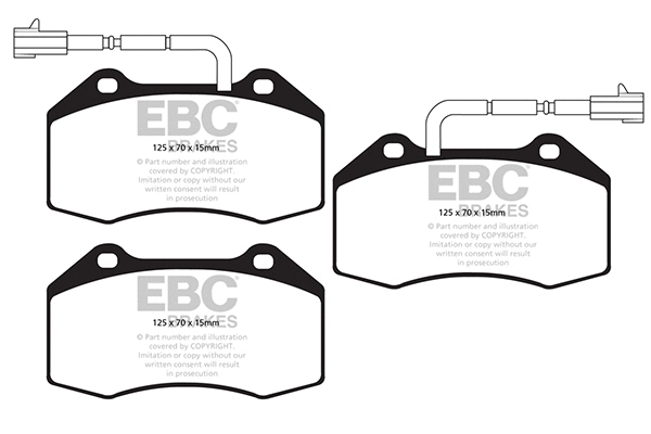 Brake Pad Set, disc brake (DPX2021/2)