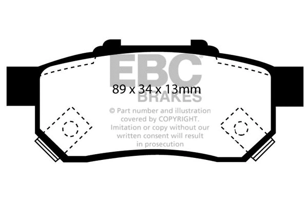 Brake Pad Set, disc brake (DP984/2)