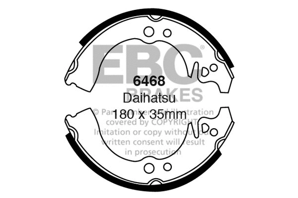 Brake Shoe Set (6468)