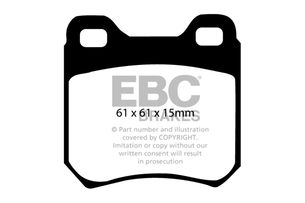 Brake Pad Set, disc brake (DP676)