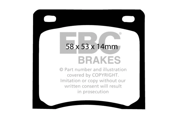 Brake Pad Set, disc brake (DP237)