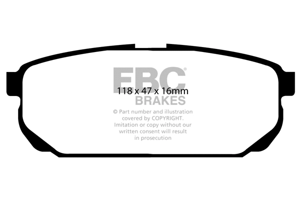 Brake Pad Set, disc brake (DP1559)